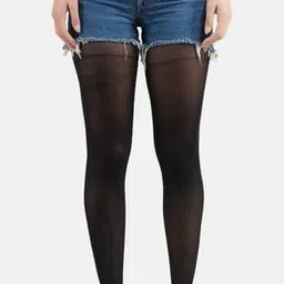 zerokaata Women Semi Sheer Stockings with Elasticated Waistband-picture-50