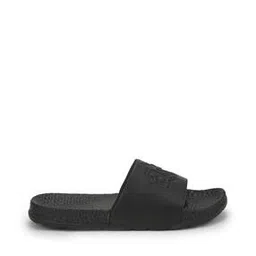 Textured Slide Flip Flops-image-0