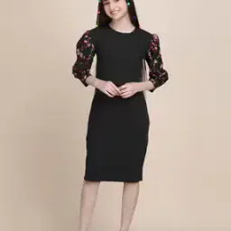 panicia Women Floral Print Bodycon Dress-picture-13