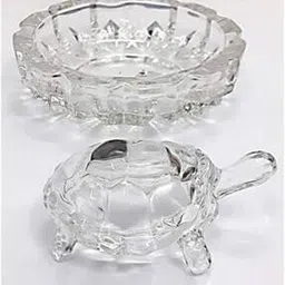 navyaksh Feng Shui & Vastu Crystal Turtle Tortoise with Plate-picture-44