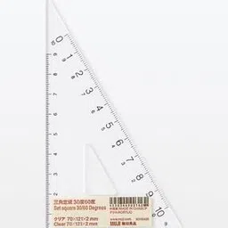 muji Acrylic 30/60 Degrees Set Square-picture-33