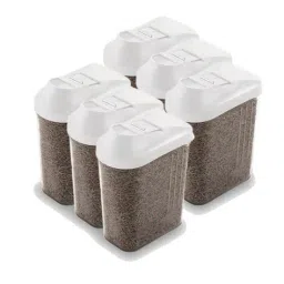 steelo Set Of 6 Kitchen & Grocery Storage Containers image 1
