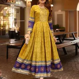 Women Self-design Anarkali Kurta-image-0