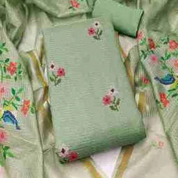 svaraa Women Embroidered 3-Piece Unstitched Dress Material-picture-39