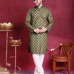 jompers Men Ethnic Wear Long Kurta Long Kurta-picture-53