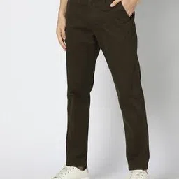 john players Men Slim Fit Flat-Front Chinos-picture-31