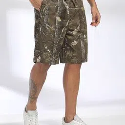 Men Printed Slim Fit Shorts-image-5