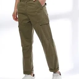 john players jeans Men Relaxed Fit Cargo Pants-picture-27