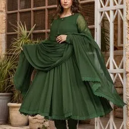 svaraa Women Lace Anarkali Kurta Set-picture-17