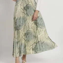 zwerlon x ag Women Printed A-Line Skirt-picture-10