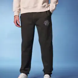 bonkers corner Men Embroidered Joggers with Elasticated Drawstring Waist-picture-12
