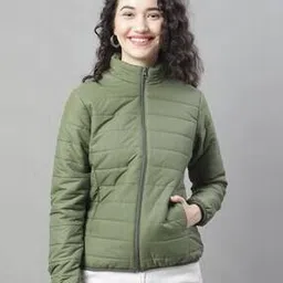 house of vedas Quilted Zip-Front Jacket with Insert Pocket-picture-49
