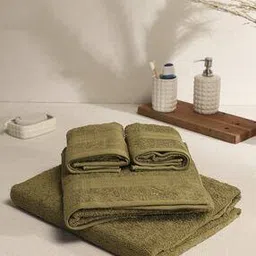 monte carlo Pack of 4 Cotton Bath and Hand Towel                 -picture-47