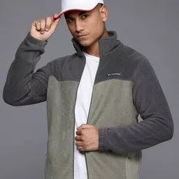 columbia Men Colourblock Regular Fit Jacket with Zip-Front-picture-35
