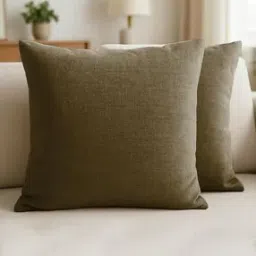 casableu Set of 2 Cushion Covers with Zip Closure 16" x 16"-picture-13