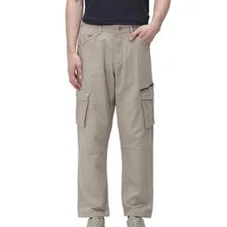 rare rabbit Men Flat Front Relaxed Fit Trousers -picture-46