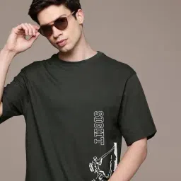 buda jeans co Men Graphic Oversized Fit Crew- Neck T-Shirt image 1