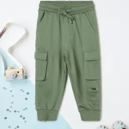 max Boys Cotton Cargo Joggers image 1