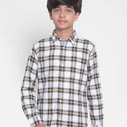 crimsoune club Checked Spread-Collar Shirt-picture-14