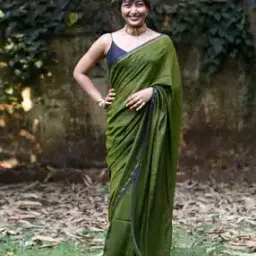 suta Contrast Border Saree with Tassels-picture-22
