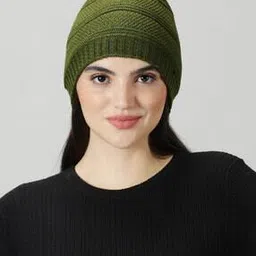 ausk Women Beanie Cap with Ribbed Hem-picture-52