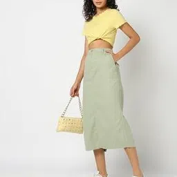 Women Cotton A-Line Skirt-image-54