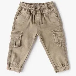 playday Boys Washed Relaxed Fit Cargo Jeans-picture-31