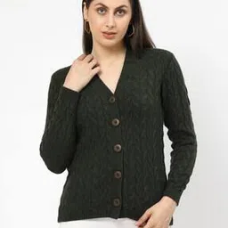 kalt Women Cardigan with Full Sleeves-picture-11