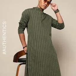 indie picks South Cotton Dobby Long Kurta & Side Pocket-picture-46