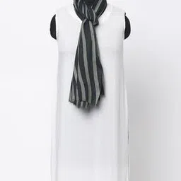 sunny's Striped Stole with Frayed Hems-picture-17