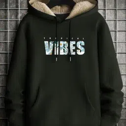 togs & terre Women Typographic Hoodie image 1