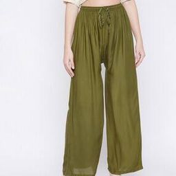 clora creation Flared Palazzo with Elasticated Waist-picture-36