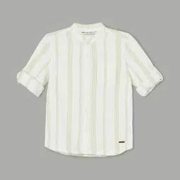fame forever by lifestyle Men Striped Regular Fit Shirt with Full Sleeves-picture-26