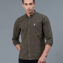 red tape Heathered Shirt with Button-Down Collar-picture-12