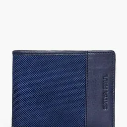 Textured Bi-Fold Wallet with Logo-image-12