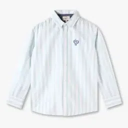 lee cooper Boys Striped Regular Fit Cotton Shirt-picture-21