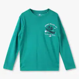 kb team spirit Boys Graphic Print Relaxed Fit Round-Neck T-Shirt-picture-47