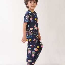 anthrilo Boys Printed Lounge Pants & T-Shirt Set-picture-15