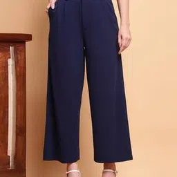jakanary Women Relaxed Fit Pleated-Front Pants-picture-26