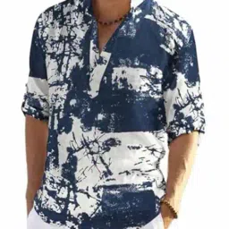 madhavista Men Pack Of 2 Regular Fit Short Mandarin Collar Kurta image 1