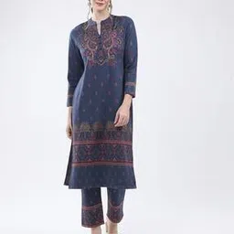 monte carlo Women Embroidered Straight Kurta Set-picture-13
