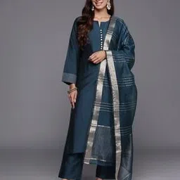gerua by libas Women Round-Neck Straight Kurta Suit Set-picture-50