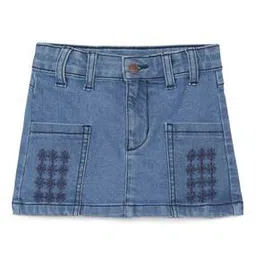 under fourteen only Girls Straight Jeans with Insert Pockets-picture-14