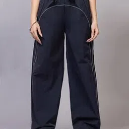 cozy & cove Women Straight Fit Trousers with Insert Pockets -picture-39