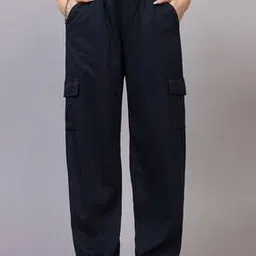 cozy & cove Women Flat Front Straight-Fit Trousers-picture-48