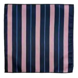 the tie hub Men Striped Pocket Square with Stitched-Edges-picture-12