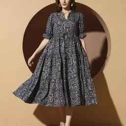 leia Women Floral Print A-Line Dress-picture-27
