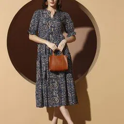 otabu Women Floral Print Tiered Dress-picture-52