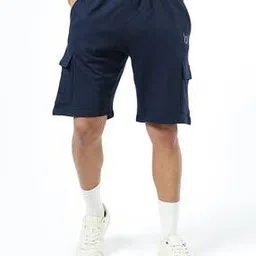 Men Regular Fit Cargo Shorts-image-7