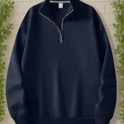 fashion and youth Men Regular Fit Sweatshirt with Full Sleeves image 1